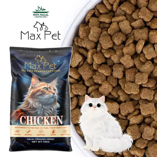 Maxpet Complete Dry Cat Food Chicken for All Life Stages 10kg