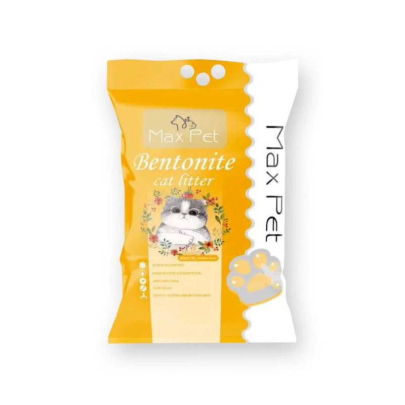 MaxPet Bentonite Cat Litter Lemon 25L