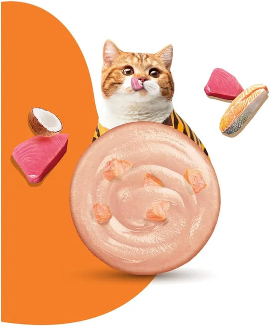 Moochie Kitten Cat Food Tuna Mousse with Salmon Pouch 70g