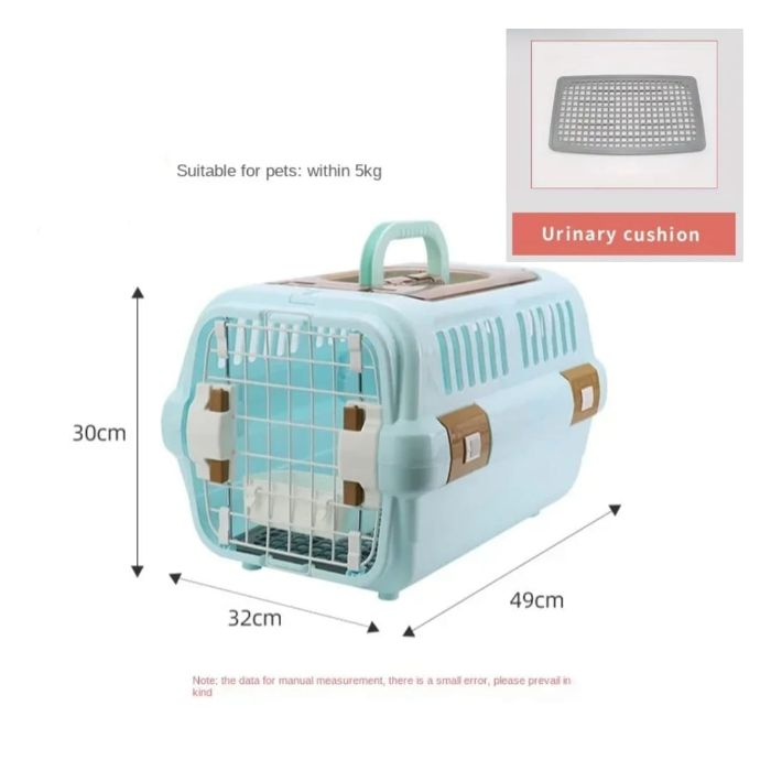 Multi Ventilation Super Premium Cat Carrier Box with Top Steel Cage Travel Cage Outdoor Carrier Animal Air Flight Case