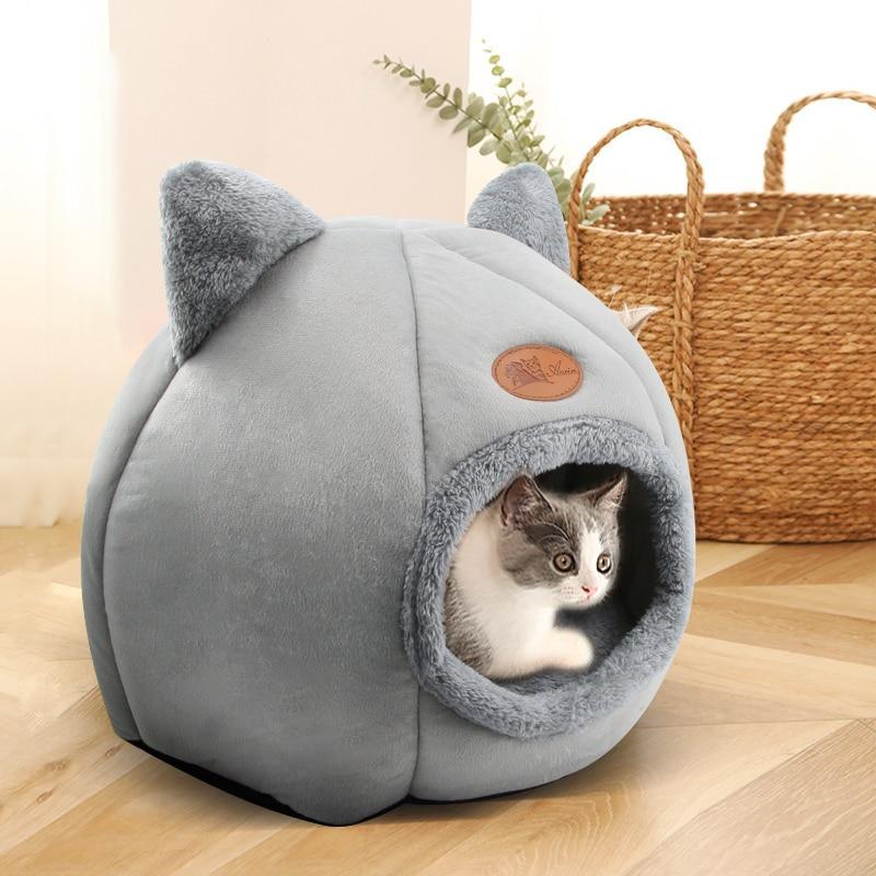 Lovely cat beds, cat nest, soft and comfortable, semi-closed cat nest, kennel, indoor pet supplies for cats House