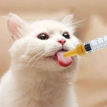 10 Pack Feeding Bottle and Feeding Syringe with nipple for Puppy Kitten Squirrel Newborn Pets Slow Feeder