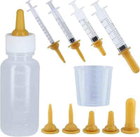 10 Pack Feeding Bottle and Feeding Syringe with nipple for Puppy Kitten Squirrel Newborn Pets Slow Feeder