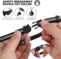 Reflective Collar with Waterproof Cat Pet Collar with Case Holder for Apple AirTag tracker