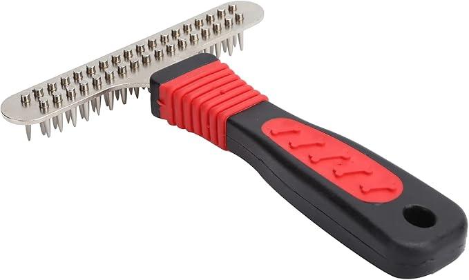 Pet Fur Grooming Rake Stainless Steel Brush Comb for Dogs