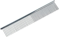 Cat and Dog Grooming Brush Comb Stainless Steel Teeth Metal Cats Dog Comb for Removing Hair (M: 194cm)