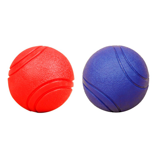Pet balls Pet rubber toys Pet chew balls Dog bitting balls Rubber solid pet ball 7cm Red Color