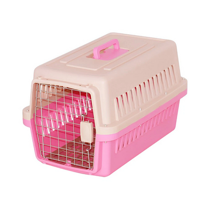 Pet Cat & Dog Carrier Box Large Size - (66*48*53cm) Travel Cage Outdoor Carrier Animal Air Flight Case