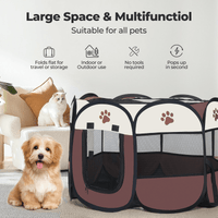 Portable Pet Tent Folding Outdoor/Indoor Dog Cat Tent House For Indoor