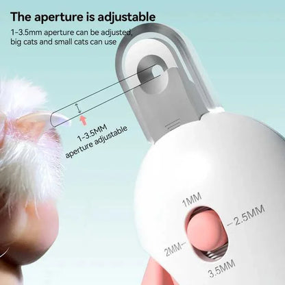 Professional Pet Nail Clippers with Adjustable Hole For Cats & Dogs
