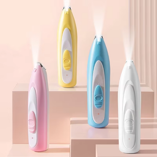 Professional Rechargeable Dog Cat Electric Paw Clippers Low Noise Pet Paw Hair Trimmer