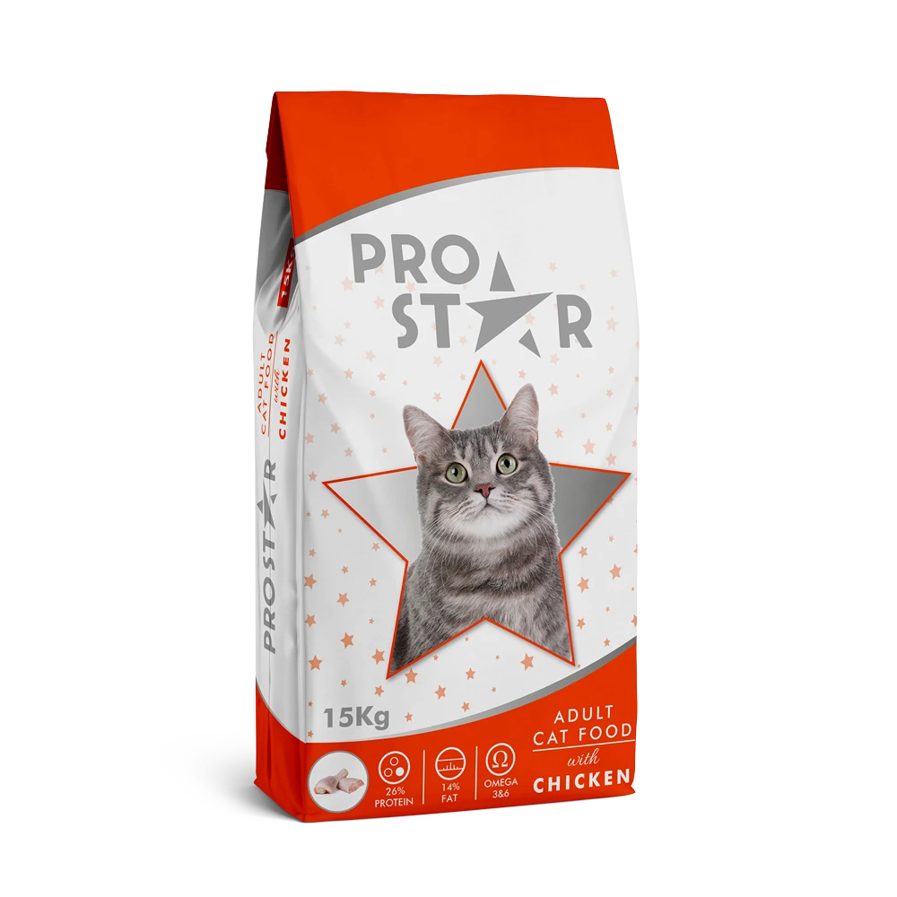 Prostar Adult Cat Dry Food Chicken Flavor 15kg