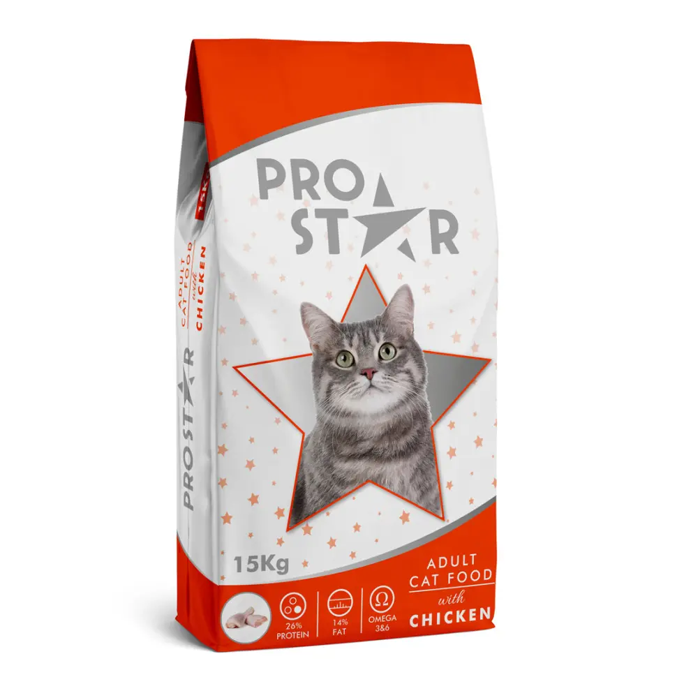 Prostar Adult Cat Food Chicken 1kg Inside 200g Free