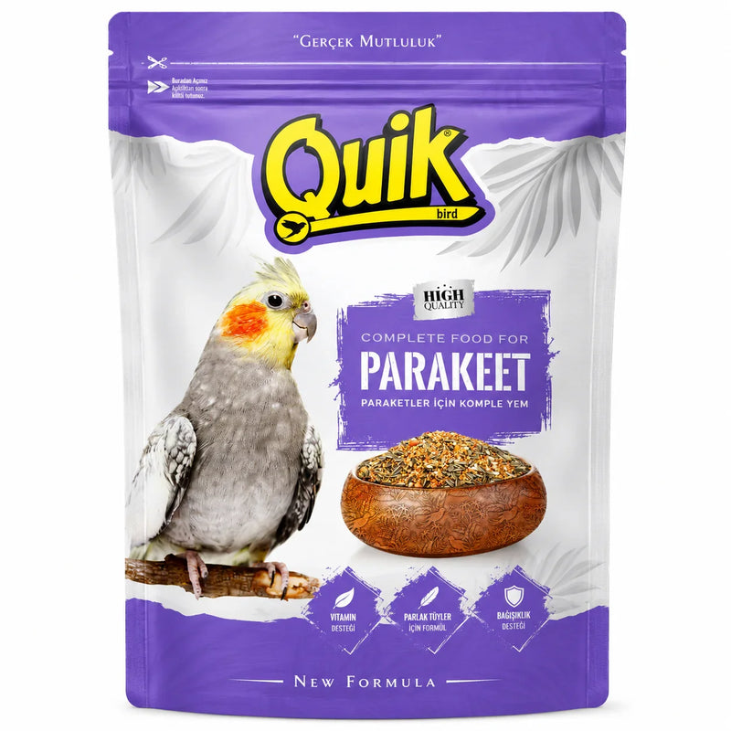Quik New Formula Complete Food for Parakeet 750g