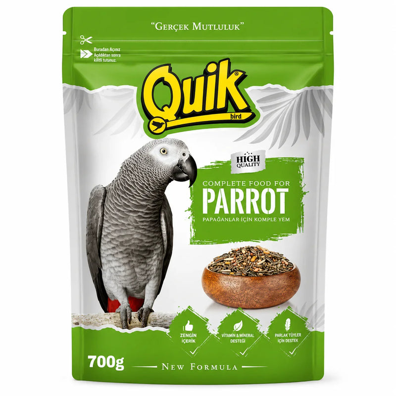 Quik New Formula Complete Food for Parrot 700g