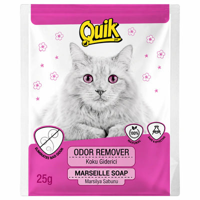 Quik Odor Remover/ Cat Litter Deodorize Marseille Soap Flavour 25g