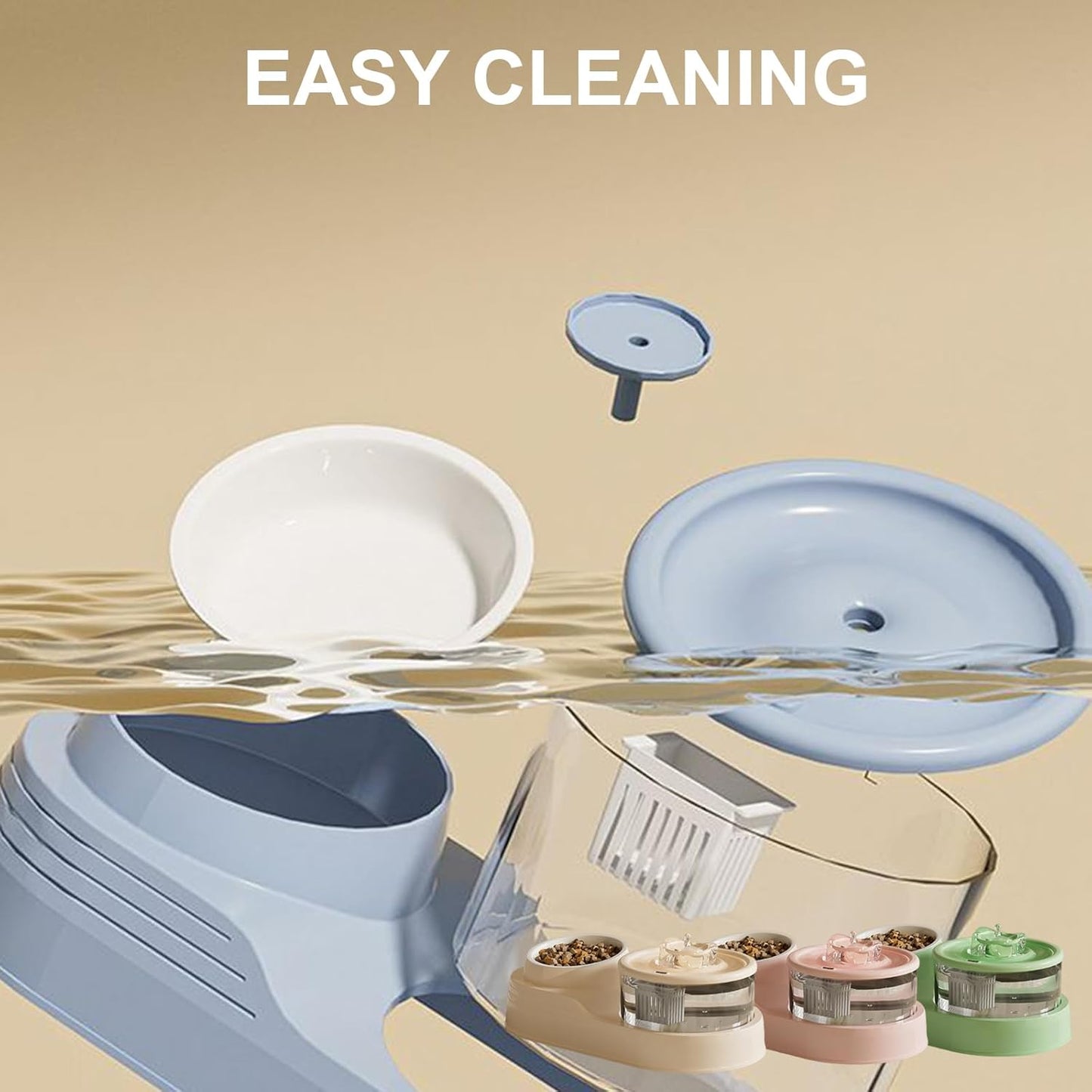 Cats Water Dispenser Auto Filter Electric, Water Fountain