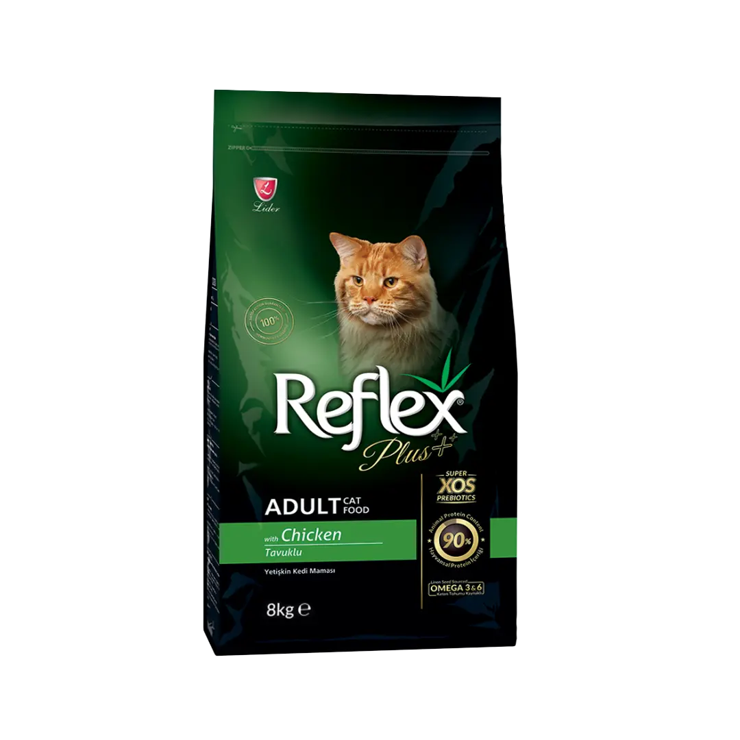 Reflex Plus Adult Cat Food Chicken 8kg