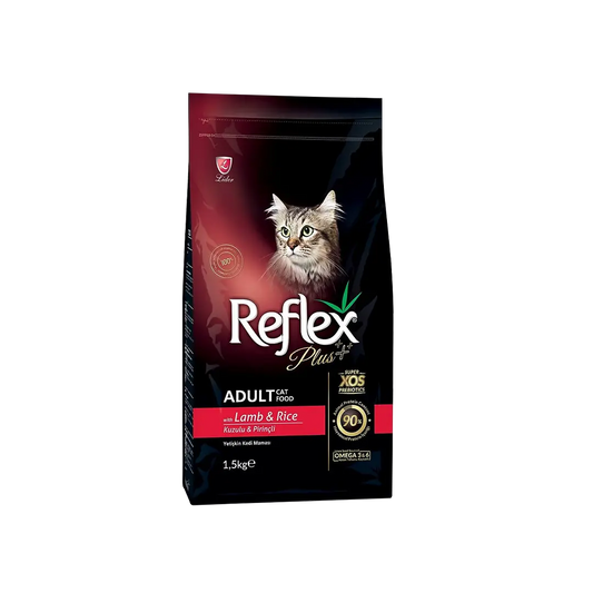 Reflex Plus Adult Dry Cat Food Lamb & Rice 1.5kg