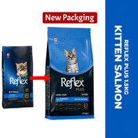 Reflex Plus Kitten Cat Food with Salmon 1.5 kg