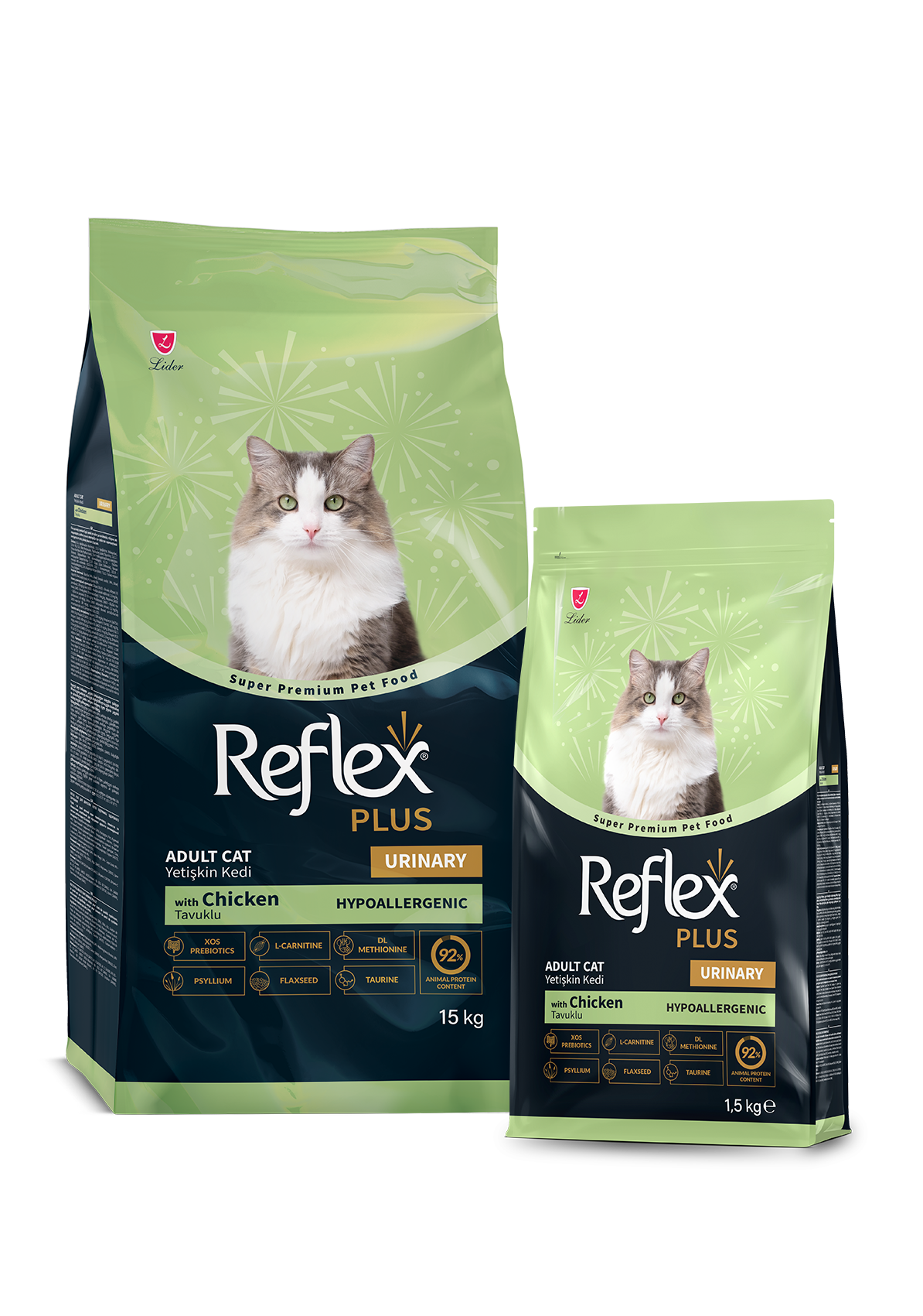 Reflex Plus Urinary Adult Cat Dry Food with Chicken 15kg