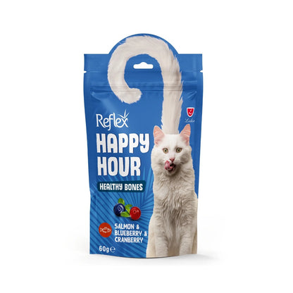Reflex Happy Hour Healthy Bones Adult Cat Treats 60g