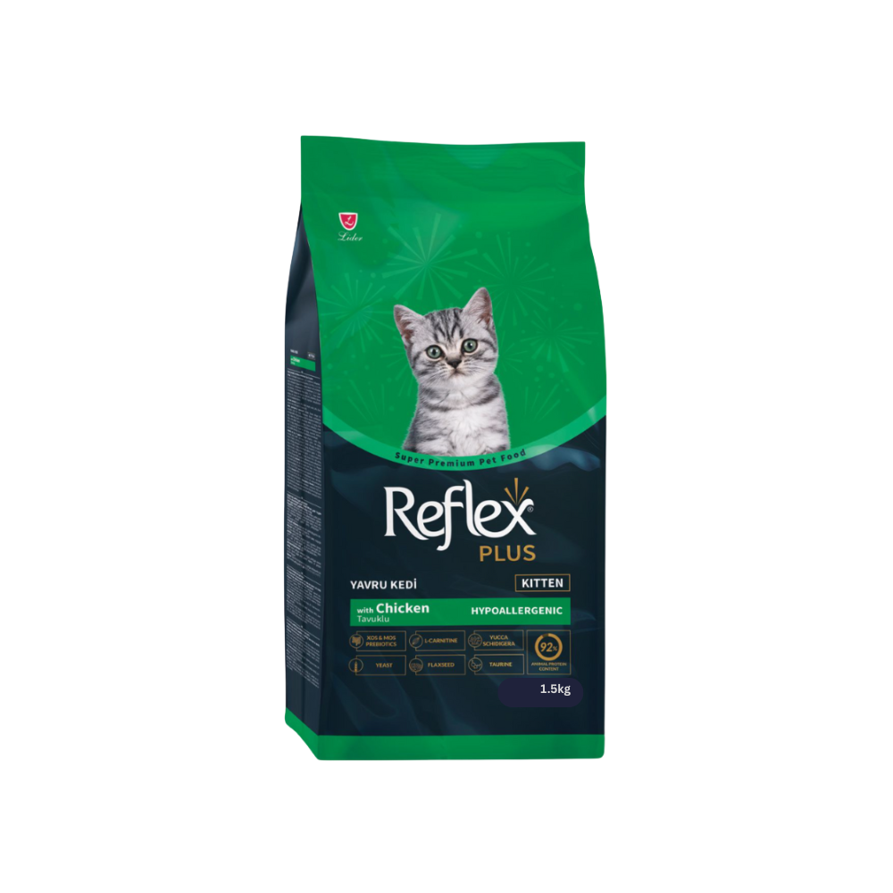 Reflex Plus Kitten Cat Dry Food with Chicken 1.5kg