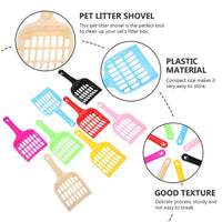 Cat Litter Scoop for Cat Litter Box Random Color 1Pcs