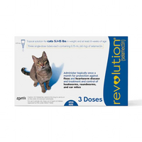 Revolution Topical Solution for Cats and Rabbits Weighing 2.6-7.5kg