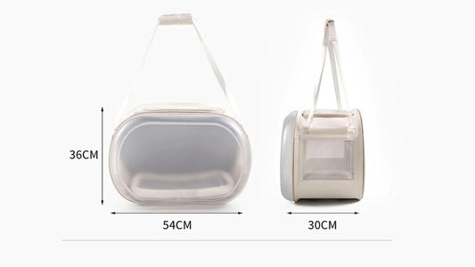 Pet Carrier, Pet Suitcase for Cat and Small Dog with Adjustable Shoulder Strap for Travel, Walking