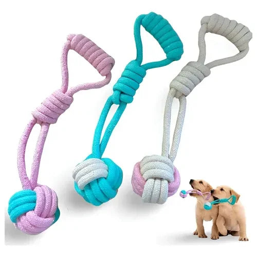 Rope Dog Toys Good Quality Fashionable Interactive Dog Chew Toy Random Color 1 Pcs