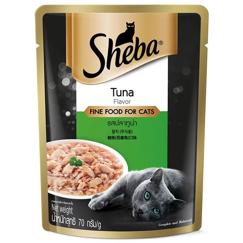 Sheba Premium Loaf Fine Wet Cat Food for Adult in Tuna 70g