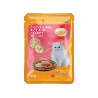 SmartHeart Cat Pouch - Chicken With Rice And Carrot (85g)