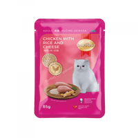 SmartHeart Cat Pouch - Chicken With Rice And Cheese (85g)