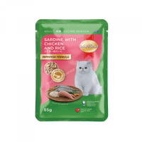 SmartHeart Cat Pouch - Sardine With Chicken And Rice (85g)
