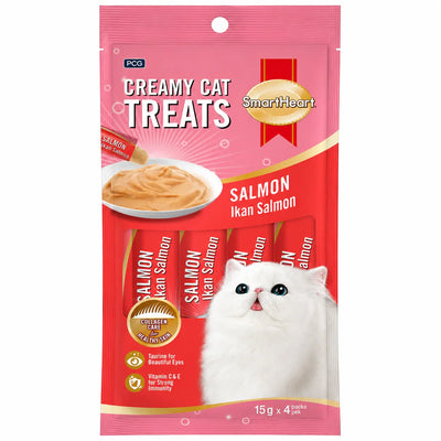 SmartHeart Cat Creamy Treat Salmon 60gm (15gm x 4)