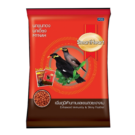 SmartHeart Mynah Enhanced Immunity & Shiny Feather Bird Food 1kg