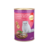 Smartheart Adult Canned Food Seafood Platter in Prawn Jelly 400g