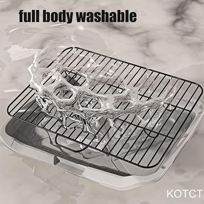 Stainless Steel Stepping Plate Dog Toilet Runpin 65/50cm Separate Design Easy to Disassemble Easy to Clean Dog Toilet