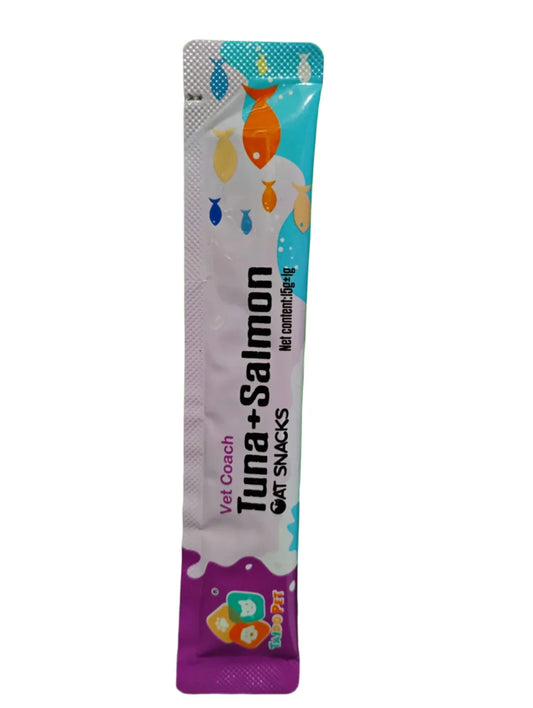Taido Pet Vet Coach Tuna & Salmon Cat Treat Snacks 15g
