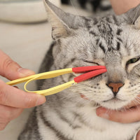 1 Pcs PET Eye Cleaning Brush Set, Ergonomic for Tear Stain Removal, Portable Cat Comb for Daily Use, Small Size for Easy Handling