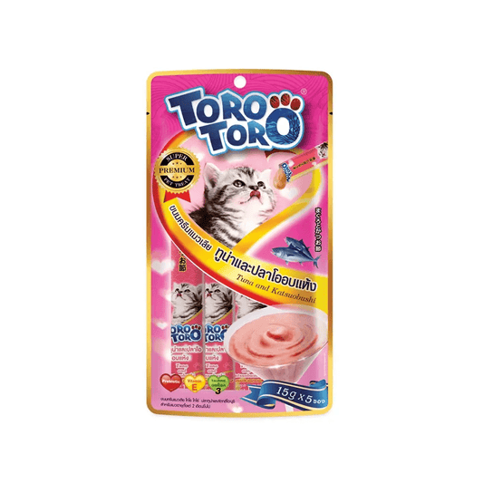 Toro Toro Lickable Treat Tuna and Katsuobushi (5*15g)
