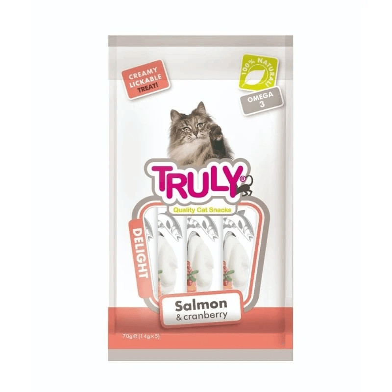 Truly Creamy Treat in Salmon and Cranberry 14gX5