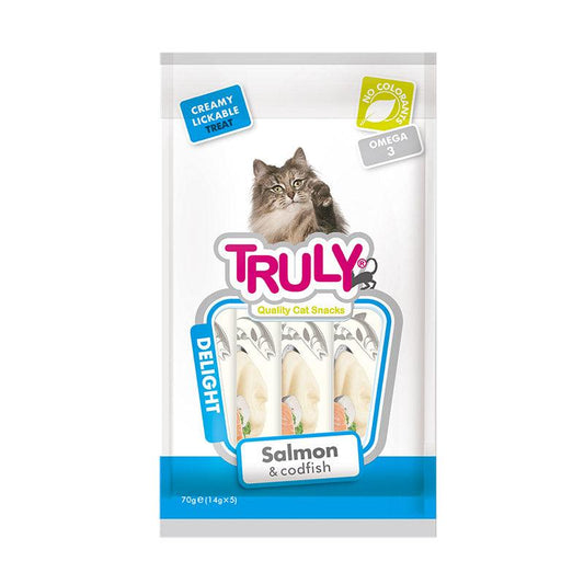 Truly Creamy Treat in Salmon and Codfish 14gX5