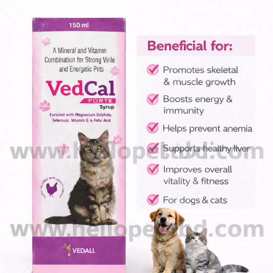 VedCal Forte Syrup for Dogs & Cats 150ml