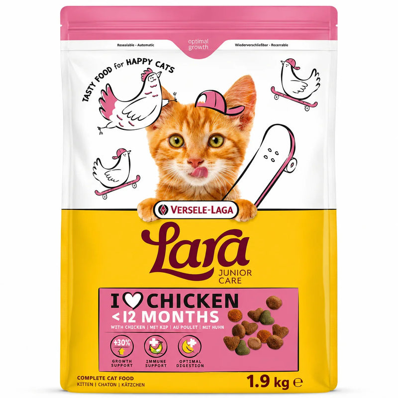 Versele Laga Lara Junior Care Dry Cat Food with Chicken 1.9kg
