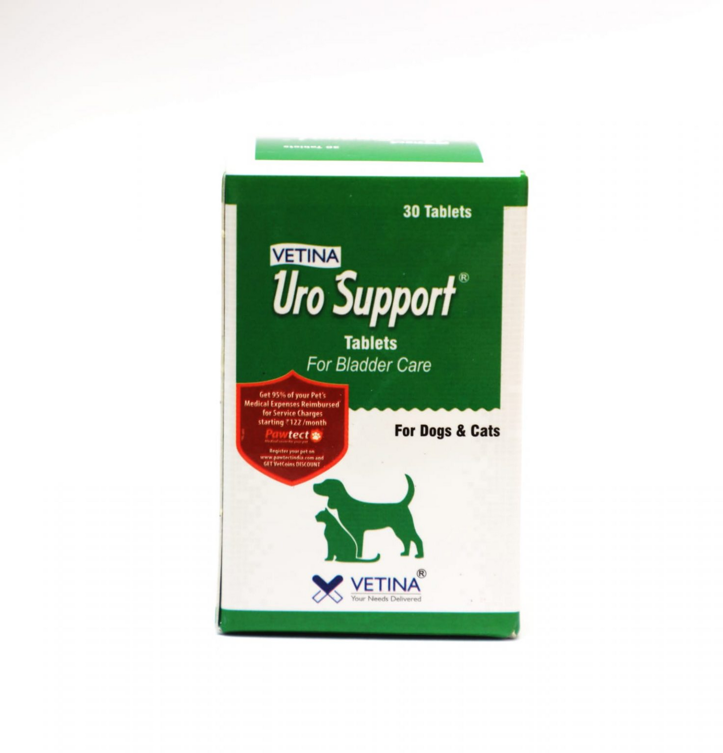 Vetina URO Support for Bladders for Dog and Cat (30 Tablets)