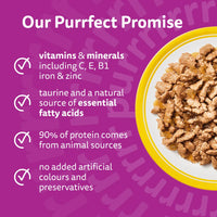 WHISKAS® 1+ Adult Wet Cat Food Pouches in Jelly with Chicken 85g