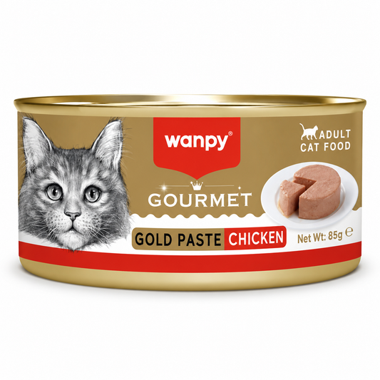 Wanpy Gourmet Gold Paste Can Adult Chicken 85g
