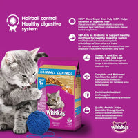Whiskas Adult Chicken & Tuna Hairball Control 1.1kg
